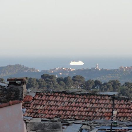 Il Merlo Della Rocca Villa Империа Стая снимка